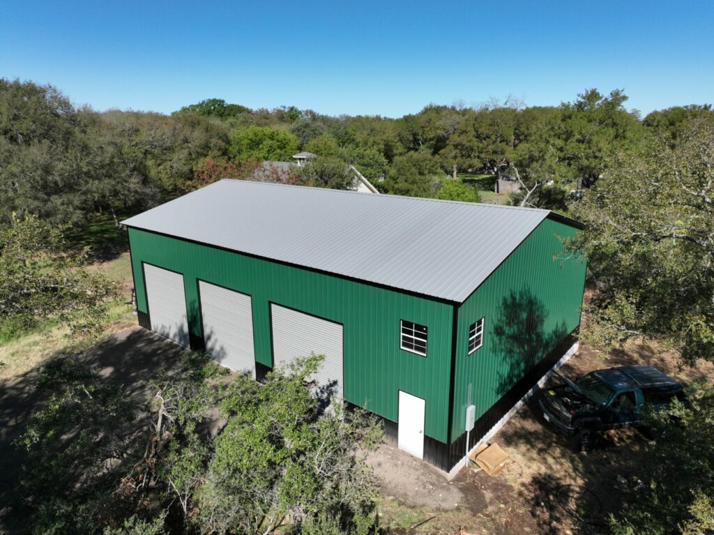 40x60 Metal Building near Austin, Texas