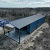 28x85 Red Iron Metal Building near Dallas, Texas