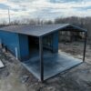 28x85 Red Iron Metal Building near Dallas, Texas