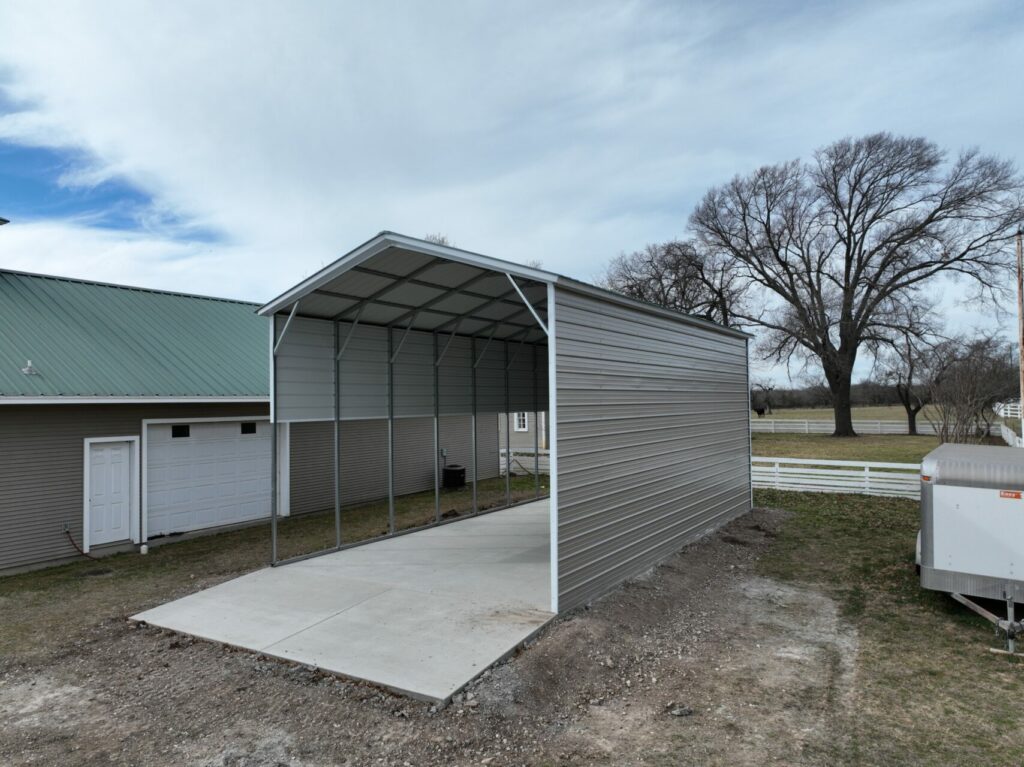 18x35 RV Metal Building in Fort Worth, Texas