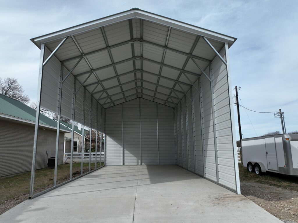 18x35 RV Metal Building in Fort Worth, Texas