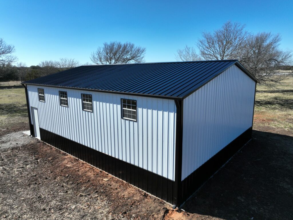 30x40 Metal Building in Blum Texas