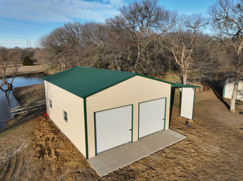 26×35 Tubular Metal Building in Aubrey, Texas 76227