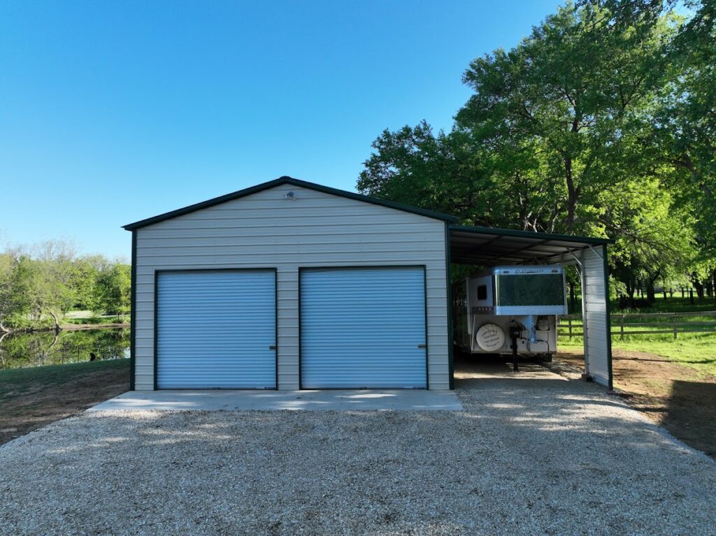 26x35 Metal Building in Aubrey, TX
