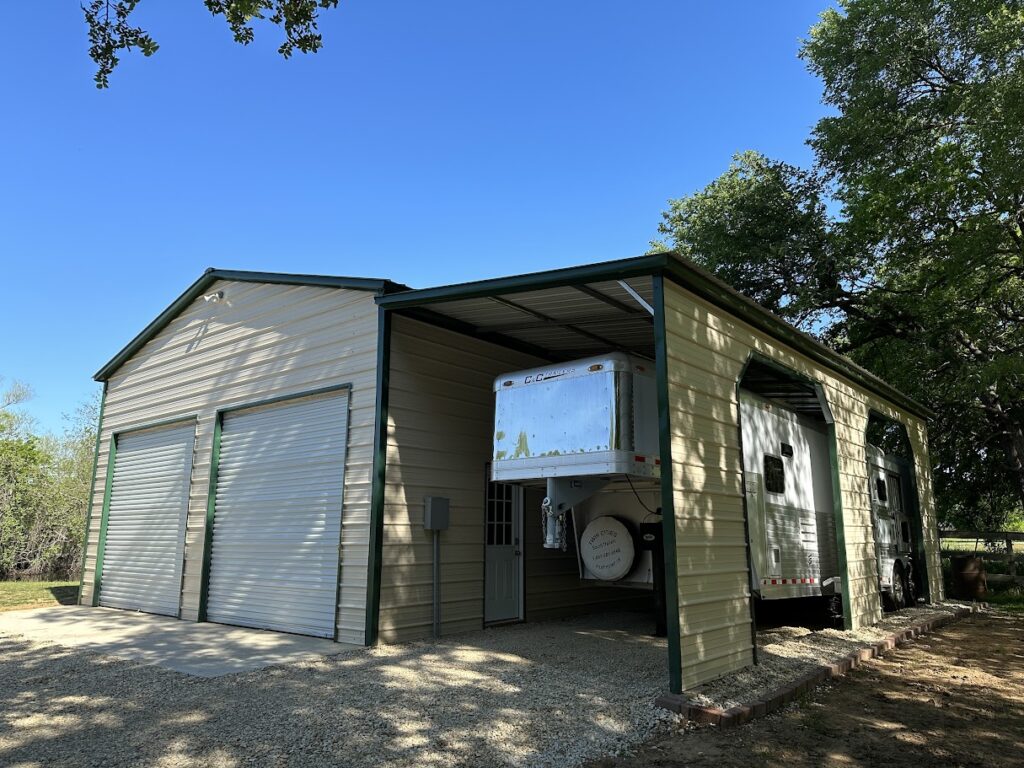 26x35 Metal Building in Aubrey, TX
