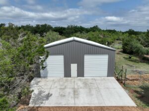 40x60-Weld-Up-Metal-Building-in-Dripping-Springs-Texas