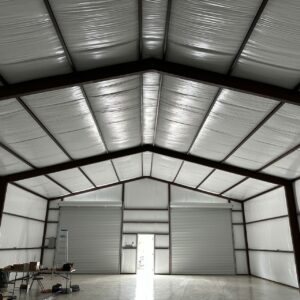 RMB7 - 40x60 Weld Up Red Iron Metal Building | WolfSteel Buildings