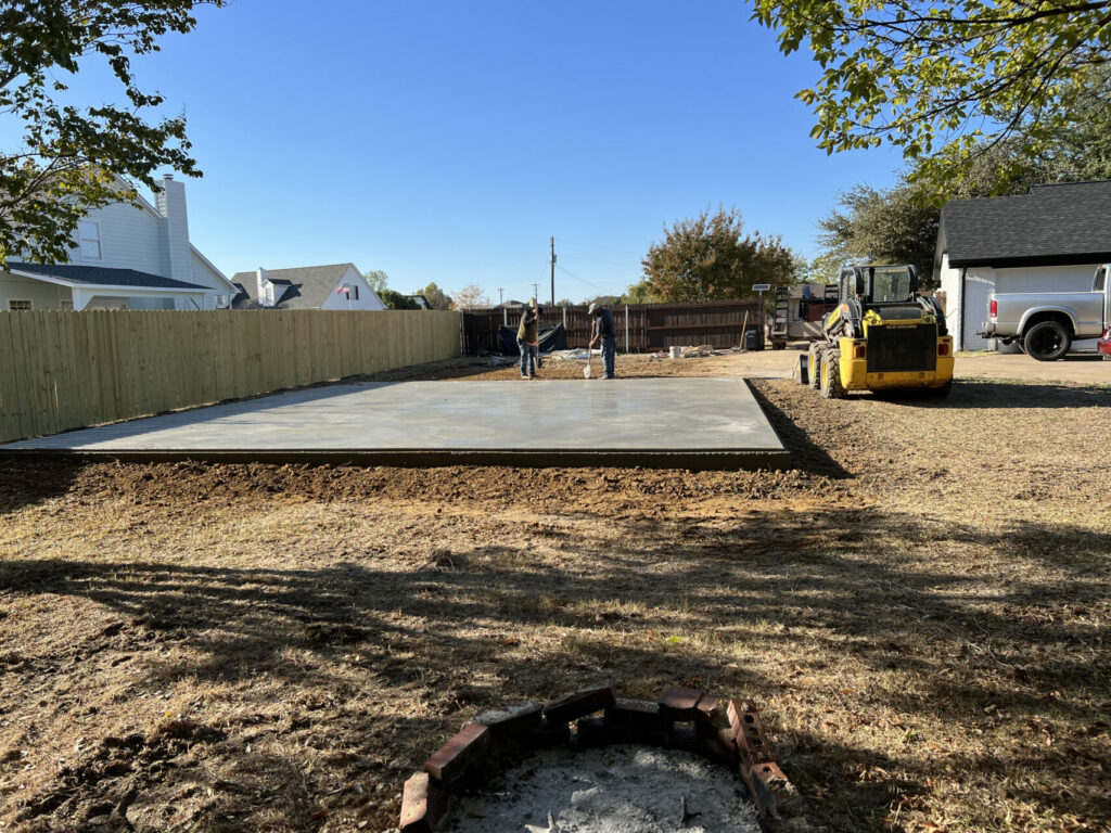 26x30 Tubular Metal Building in Frisco, Texas 75034