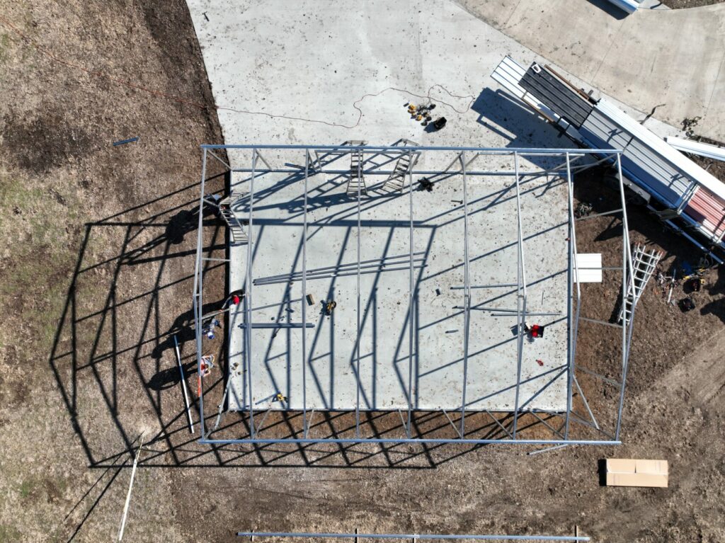 27'9_x40 Tubular Metal Building in Midlothian, Texas, 76065