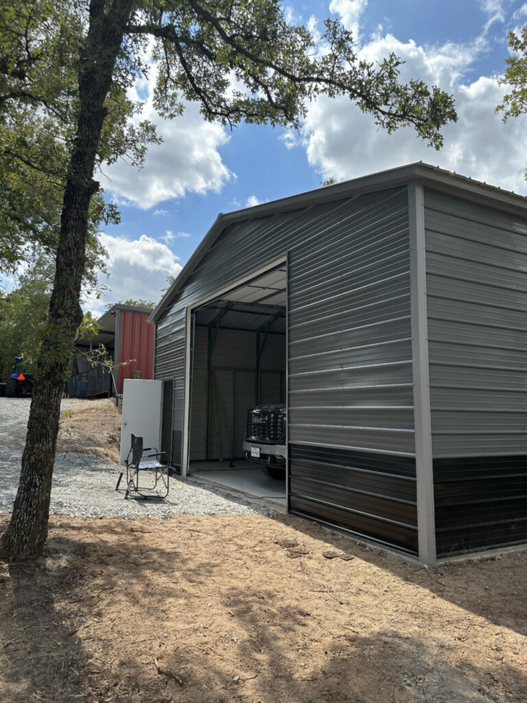 30x40 Tubular Metal Building in Montague, Texas 76251