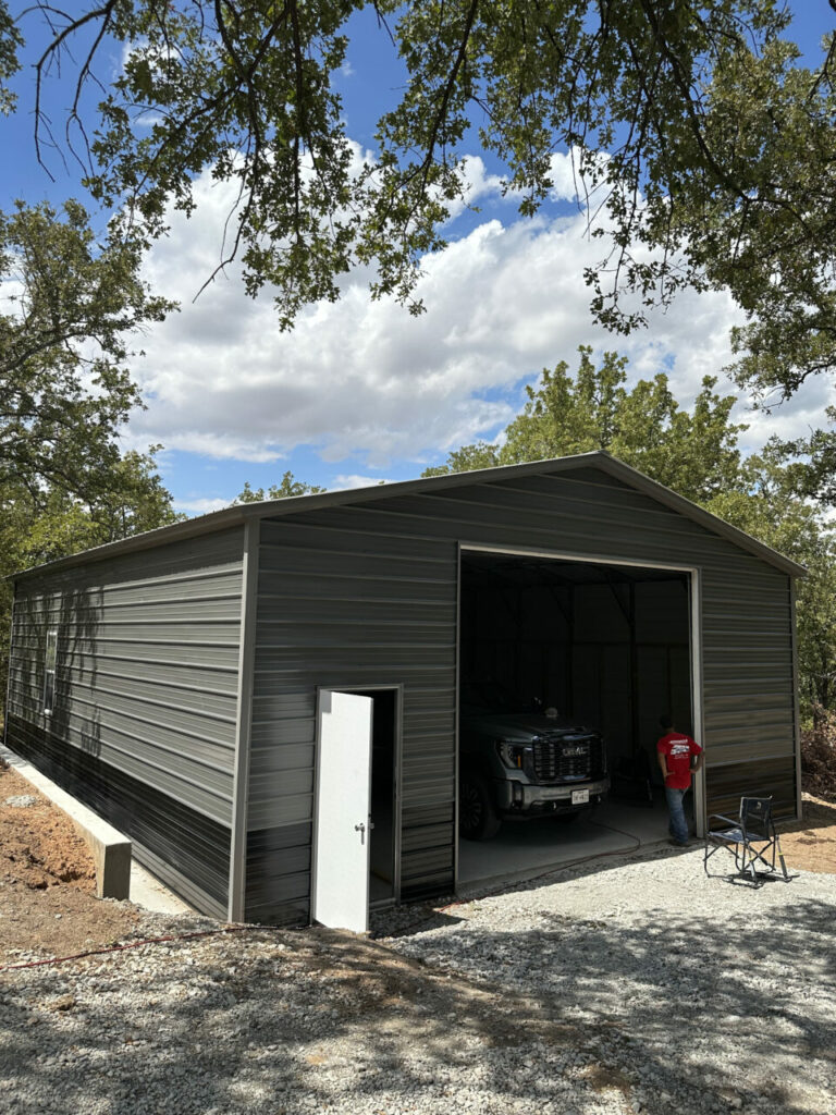 30x40 Tubular Metal Building in Montague, Texas 76251
