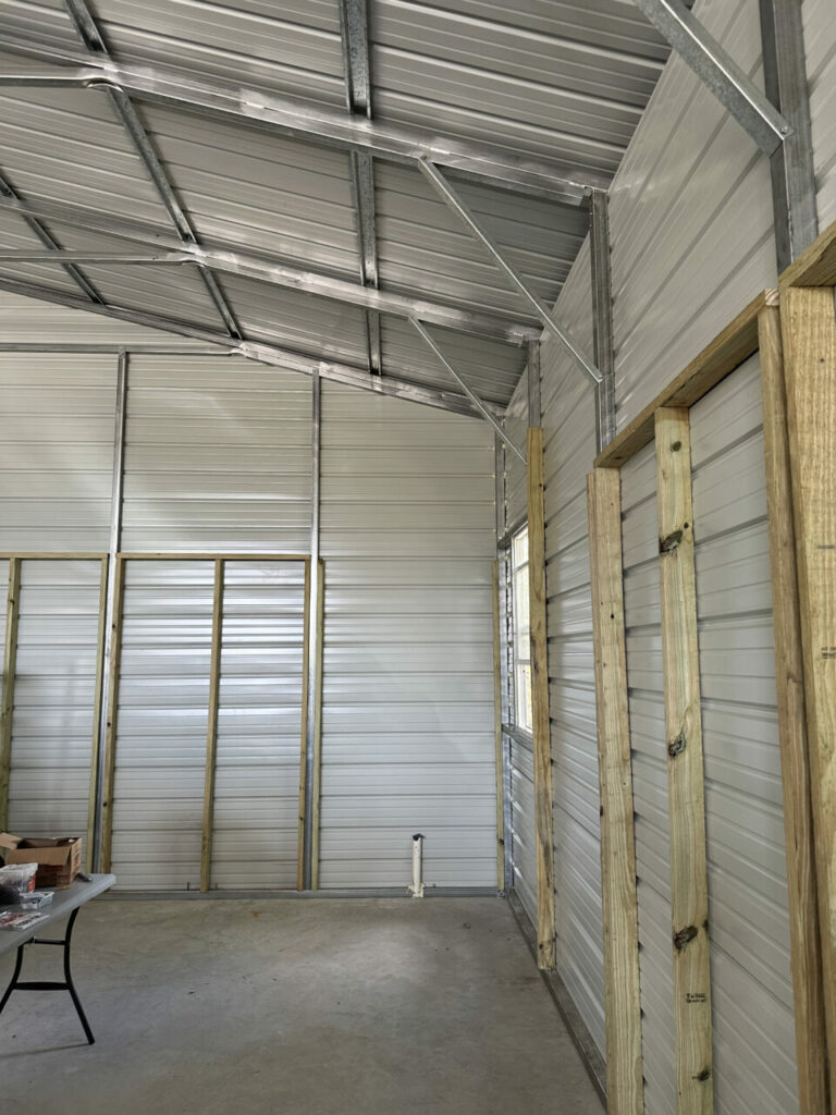30x40 Tubular Metal Building in Montague, Texas 76251