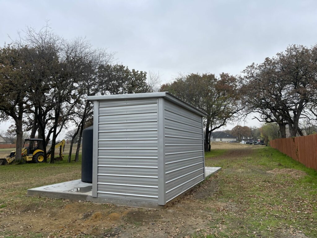7x15 Tubular Metal Building in Keller, Texas 76058