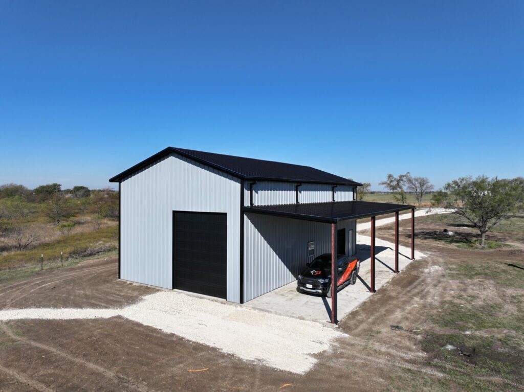 30'x55' Metal Building with Concrete Whitesboro, TX 76273