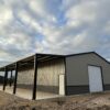 40x80 Full I-Beam Red Iron Metal Building