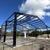 40x80 Full I-Beam Red Iron Metal Building