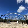 40x80 Full I-Beam Red Iron Metal Building