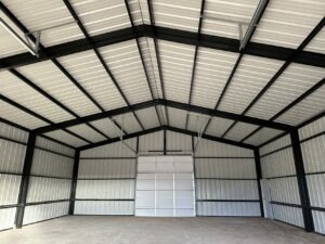 40x80 Full I-Beam Red Iron Metal Building
