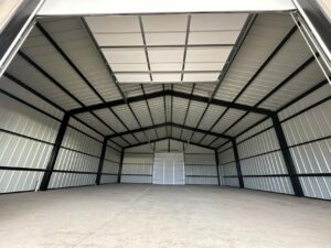 40x80 Full I-Beam Red Iron Metal Building