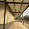 40x80 Full I-Beam Red Iron Metal Building