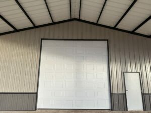 40x80 Full I-Beam Red Iron Metal Building