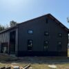 36x55 Black and Grey Red Iron Building