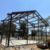 36x55 Black and Grey Red Iron Building