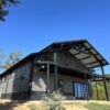 36x55 Black and Grey Red Iron Building