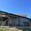 36x55 Black and Grey Red Iron Building