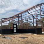 20 x 60 Weld Up Metal Barn in Texas