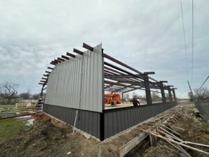 50×80 Weld Up Red Iron Steel Building