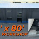 50×80 Pre-Engineered Commercial Metal Workshop