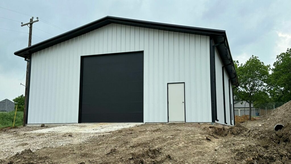 40x60 Metal Workshop in Lakewood Village
