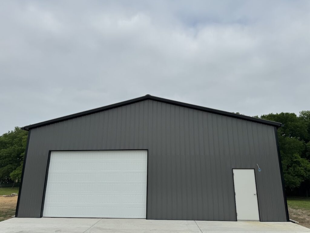 40x60 Metal Building in Grandview, TX