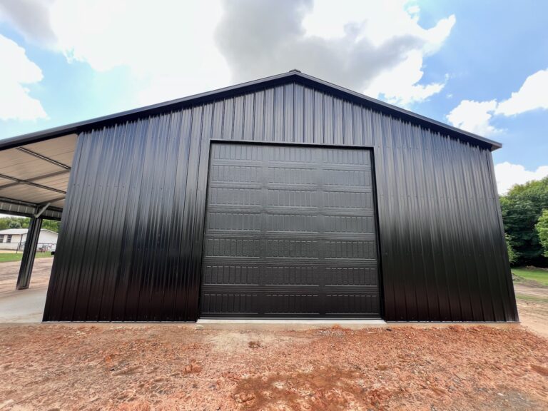 30x50 Metal Building in Granbury, Texas.