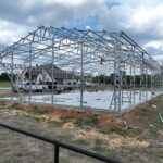 40x80 Metal Building in Weatherford, Texas.