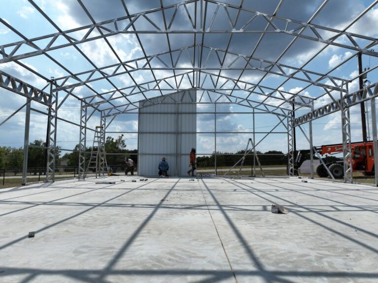 40x80 Metal Building in Weatherford, Texas.