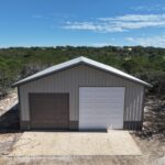 38x60 Metal Workshop with Enclosed Porch