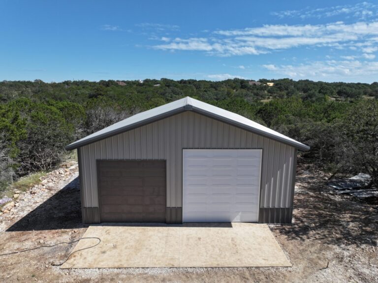 38x60 Metal Workshop with Enclosed Porch