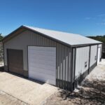 38x60 Metal Workshop with Enclosed Porch