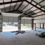 38x60 Metal Workshop with Enclosed Porch