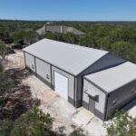 38x60 Metal Workshop with Enclosed Porch