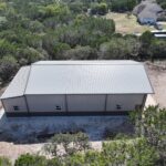 38x60 Metal Workshop with Enclosed Porch