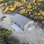 40x60 WideSpan with Concrete for Truck Garage/Workshop in Marble Falls, TX.