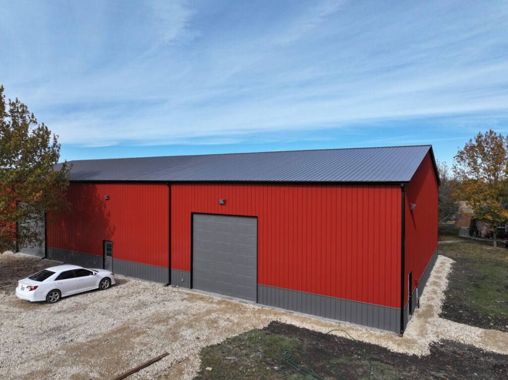 60x120 Custom Wolfspan Steel Building in Bells, Texas