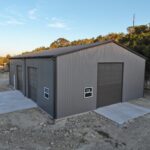 40x60 WideSpan with Concrete for Truck Garage/Workshop in Marble Falls, TX.