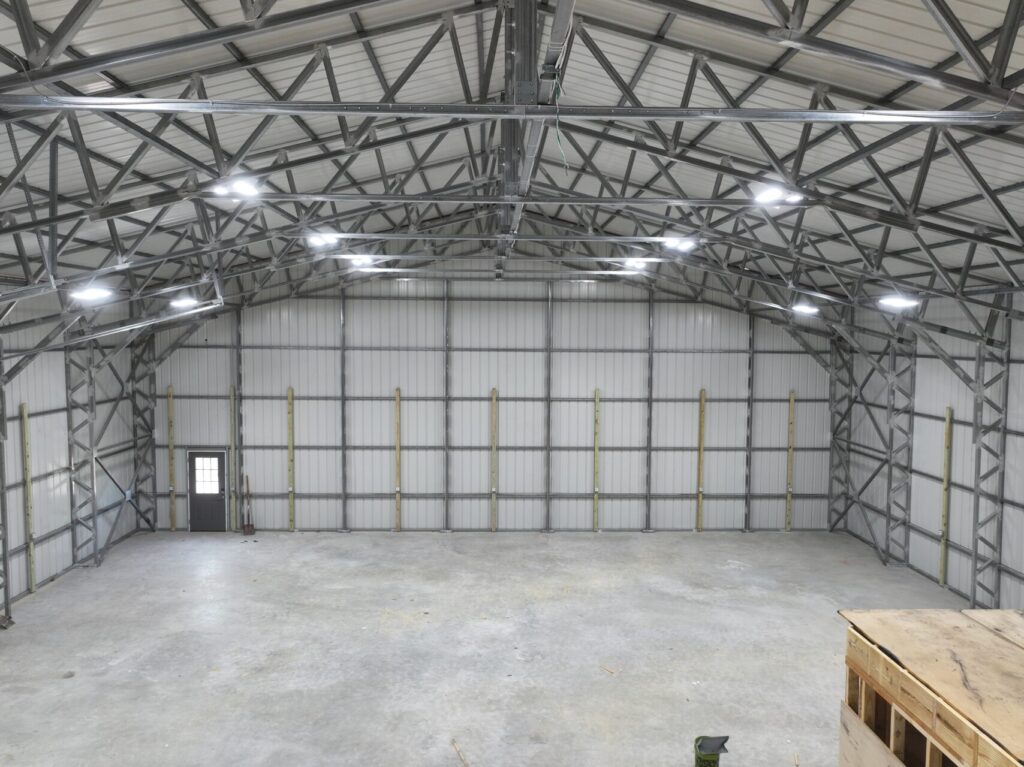 60x120 Custom Wolfspan Steel Building in Bells, Texas