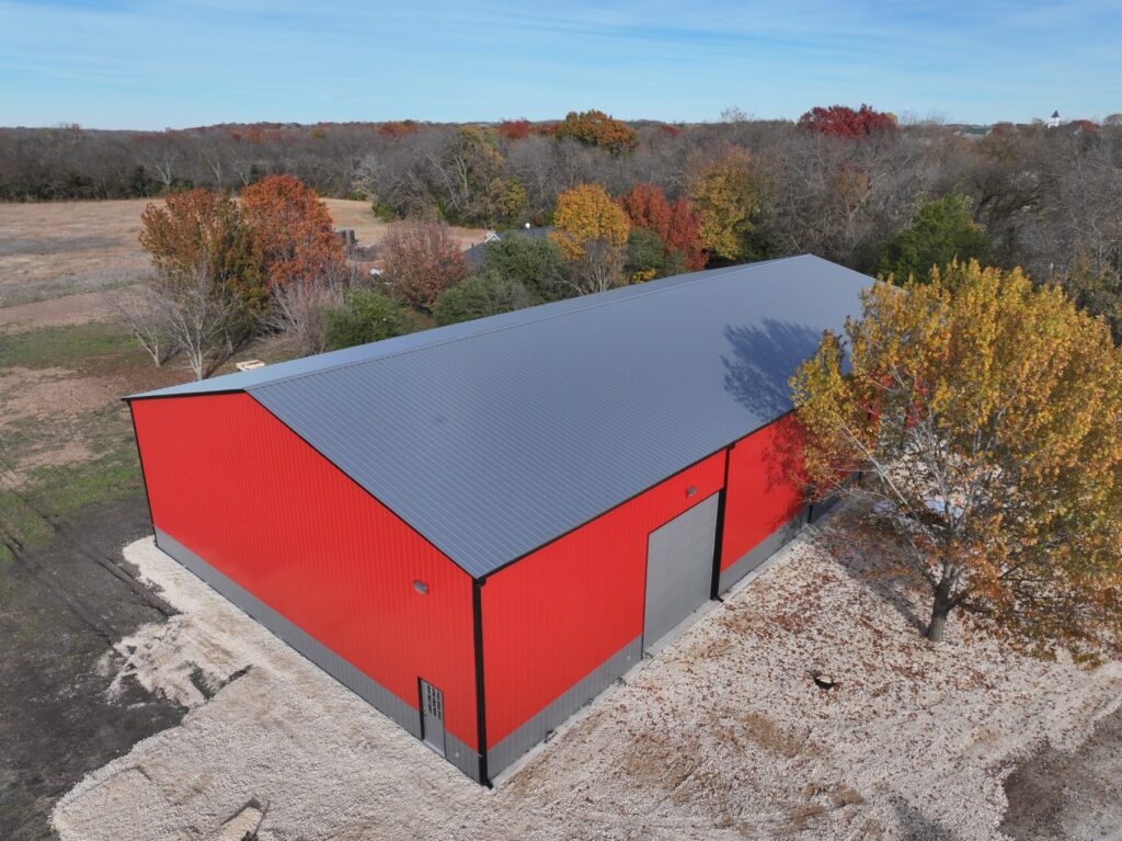 60x120 Custom Wolfspan Steel Building in Bells, Texas