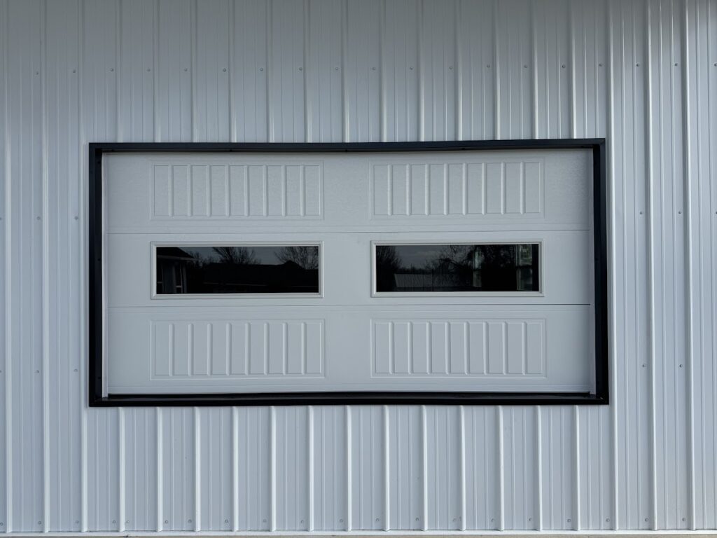 24x45 Steel Building with Front Porch in Gunter, TX.