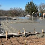 40x50 Weld Up Metal Garage in Weatherford, TX.